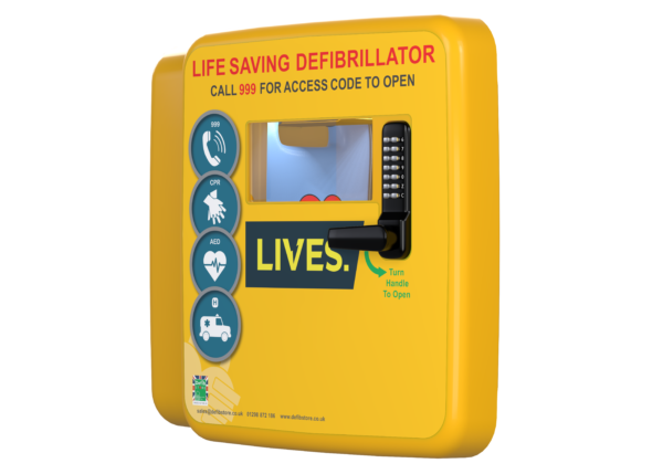 Defib Store 4000 Locked Outdoor Defibrillator Cabinet